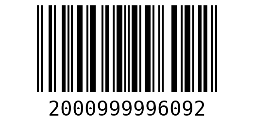 Штрихкод 2000999996092