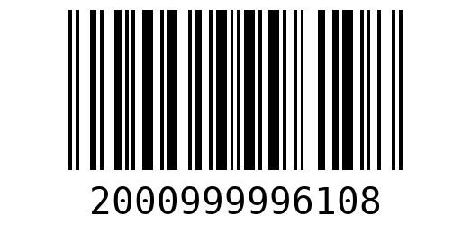Штрихкод 2000999996108