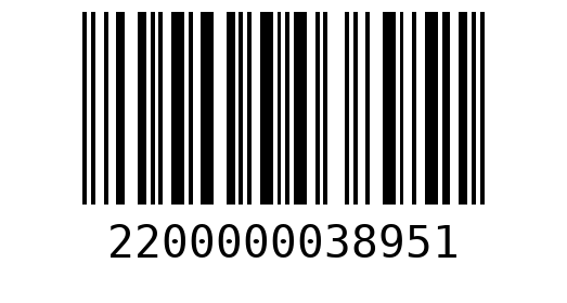 Штрихкод 2200000038951