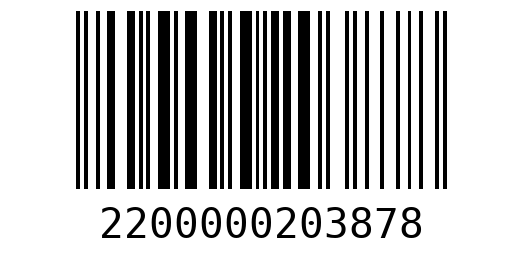 Штрихкод 2200000203878