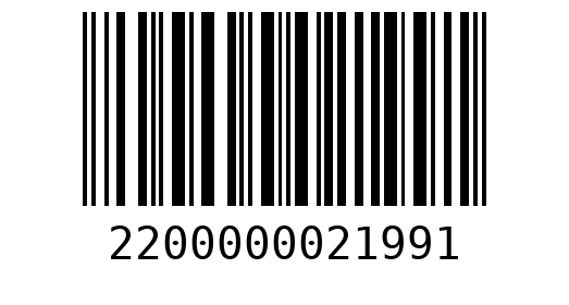 Штрихкод 2200000021991