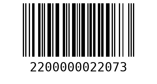 Штрихкод 2200000022073