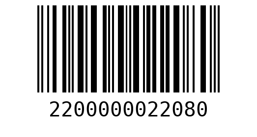 Штрихкод 2200000022080
