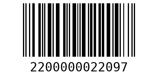 Штрихкод 2200000022097