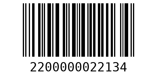 Штрихкод 2200000022134