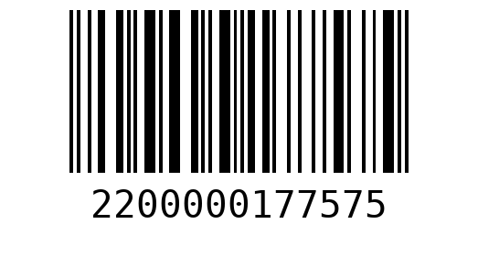 Штрихкод 2200000177575
