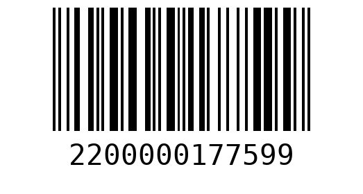 Штрихкод 2200000177599