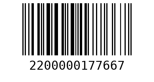 Штрихкод 2200000177667