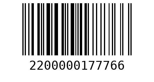 Штрихкод 2200000177766