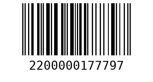 Штрихкод 2200000177797