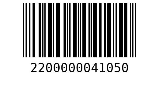 Штрихкод 2200000041050