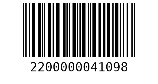 Штрихкод 2200000041098