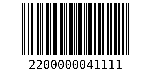 Штрихкод 2200000041111