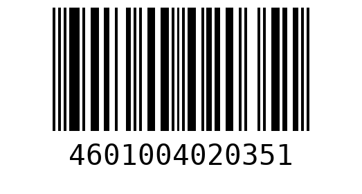 Штрихкод 4601004020351