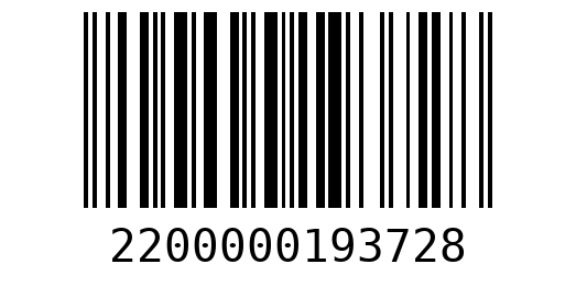 Штрихкод 2200000193728