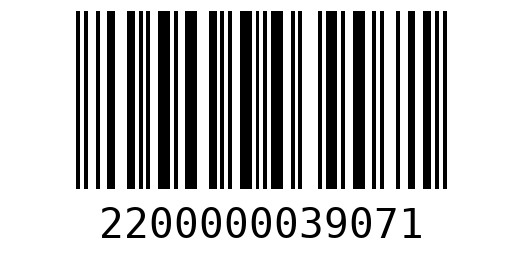 Штрихкод 2200000039071