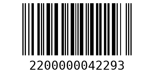 Штрихкод 2200000042293