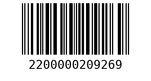 Штрихкод 2200000209269
