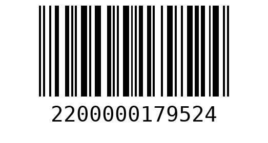 Штрихкод 2200000179524