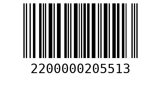 Штрихкод 2200000205513