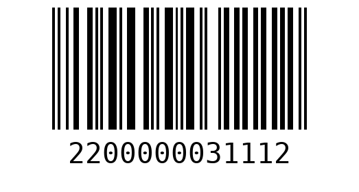 Штрихкод 2200000031112