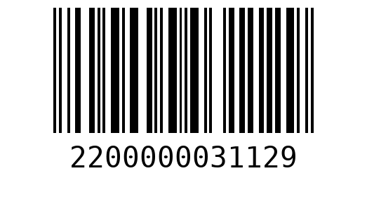 Штрихкод 2200000031129