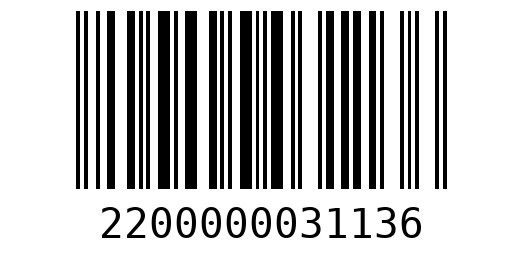 Штрихкод 2200000031136