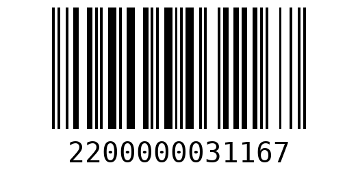 Штрихкод 2200000031167