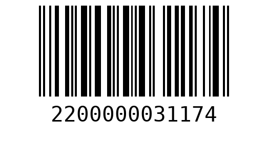 Штрихкод 2200000031174