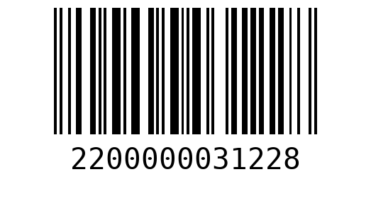 Штрихкод 2200000031228
