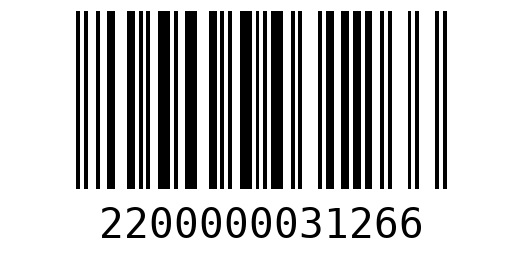 Штрихкод 2200000031266