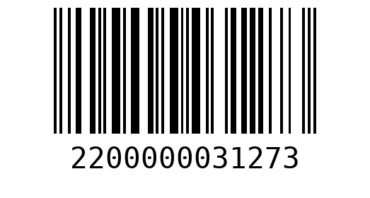 Штрихкод 2200000031273