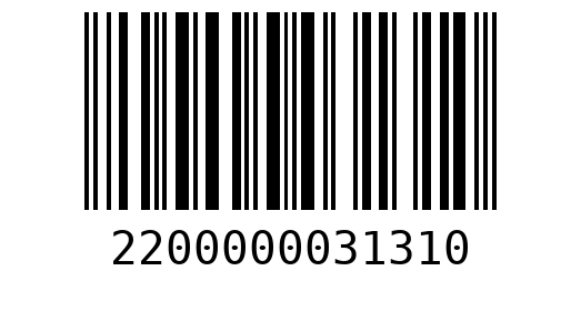 Штрихкод 2200000031310