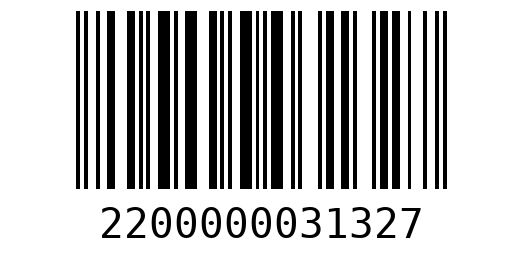 Штрихкод 2200000031327