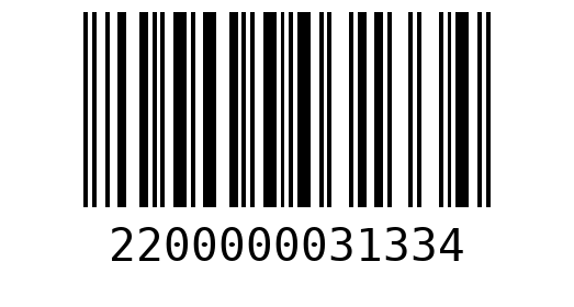 Штрихкод 2200000031334