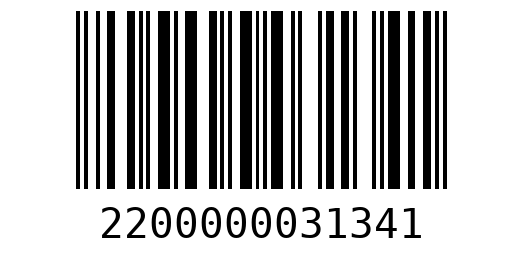 Штрихкод 2200000031341