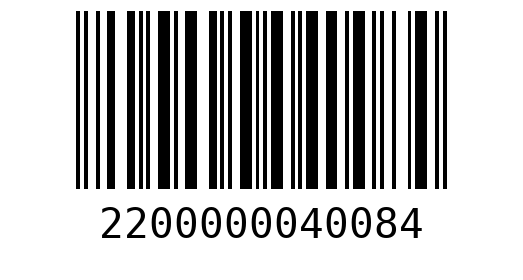 Штрихкод 2200000040084