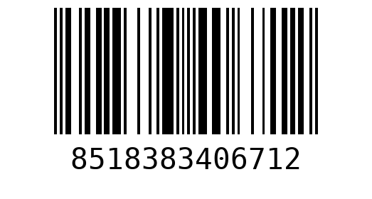 Штрихкод 8518383406712