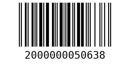 Штрихкод 2000000050638