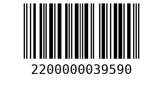 Штрихкод 2200000039590