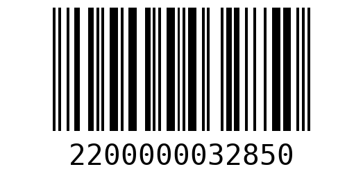 Штрихкод 2200000032850