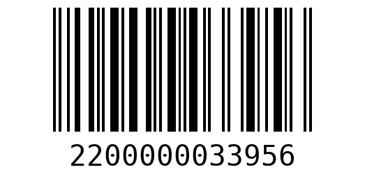 Штрихкод 2200000033956