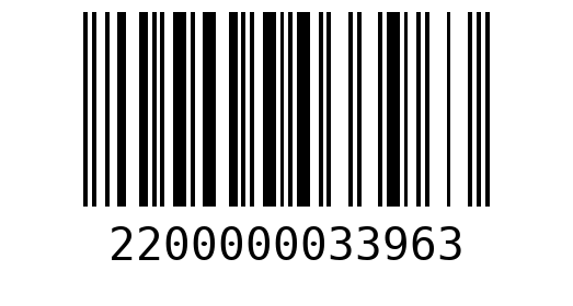 Штрихкод 2200000033963