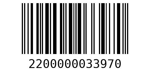 Штрихкод 2200000033970