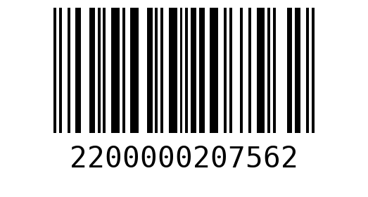 Штрихкод 2200000207562