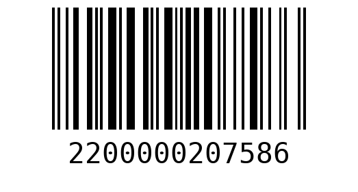 Штрихкод 2200000207586