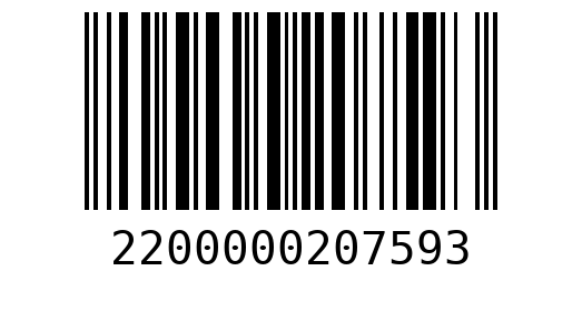Штрихкод 2200000207593