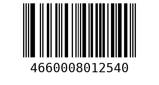 Штрихкод 4660008012540
