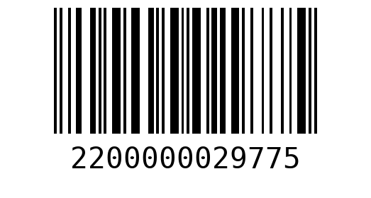 Штрихкод 2200000029775