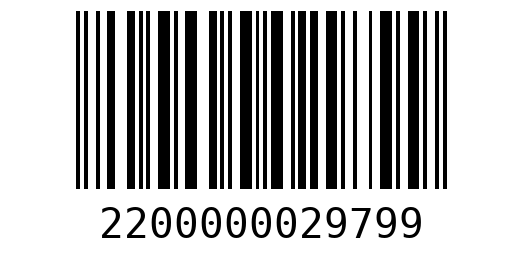 Штрихкод 2200000029799